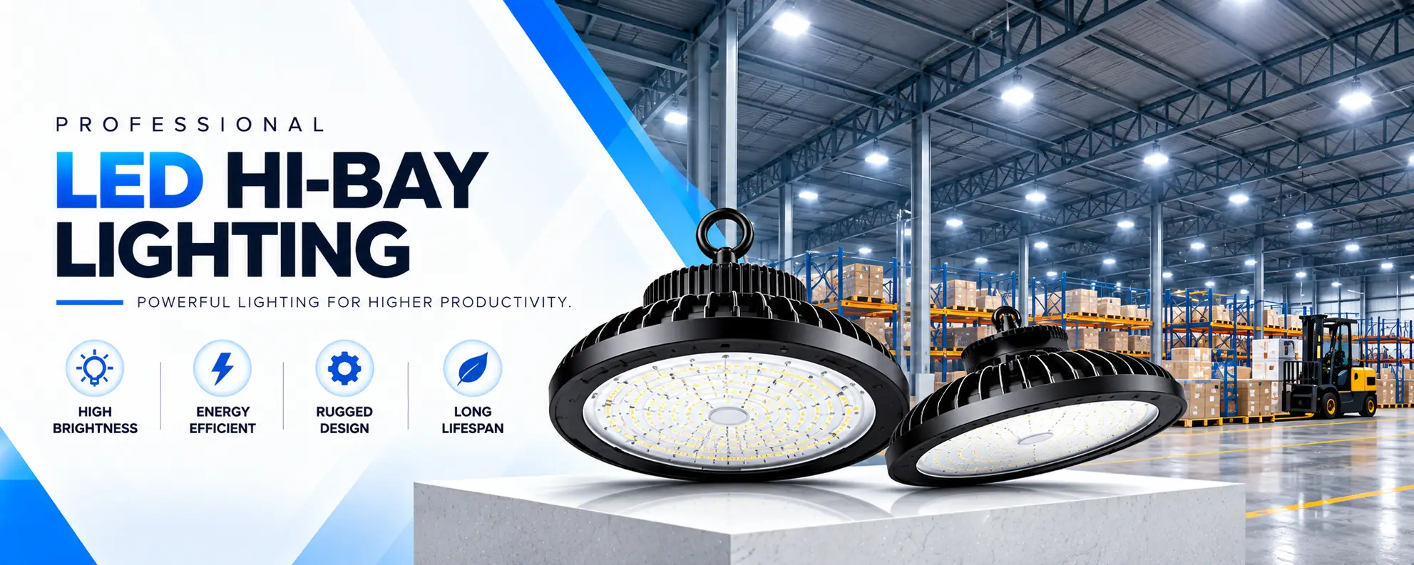 Explore Electronics Industrial UFO LED Hi-Bay Lighting